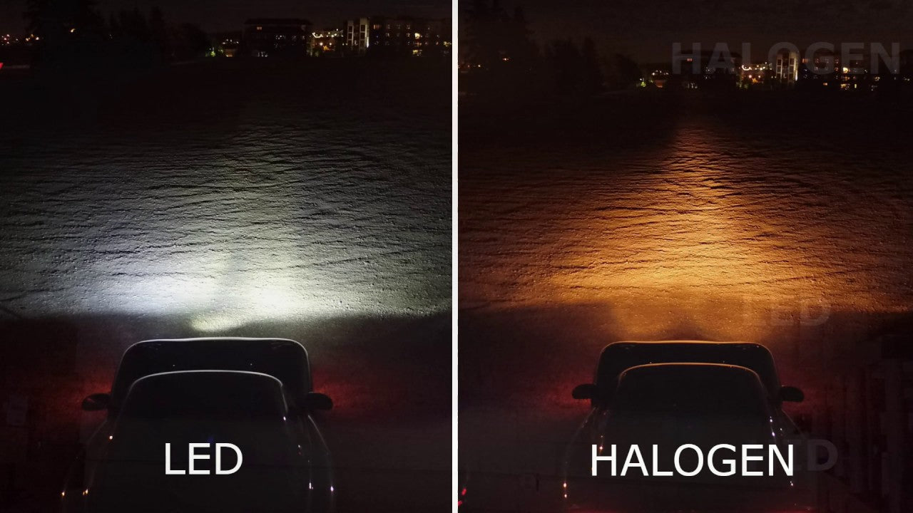 Halogen car headlights